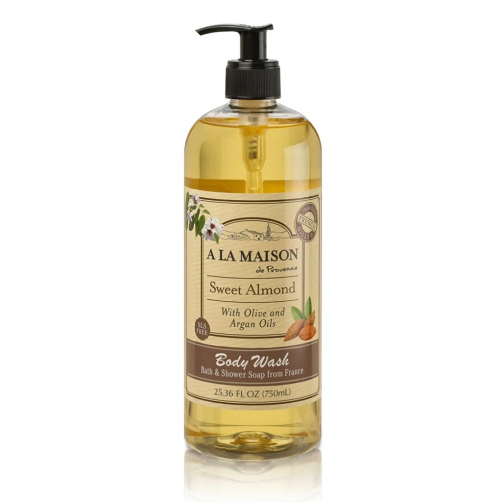 A LA MAISON Sweet Almond Olive BODY WASH Traditional Milled FRENCH MADE